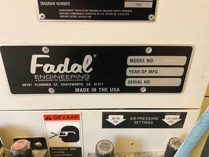 Used Fadal VMC 4525 - Vertical Machining Center - 2000