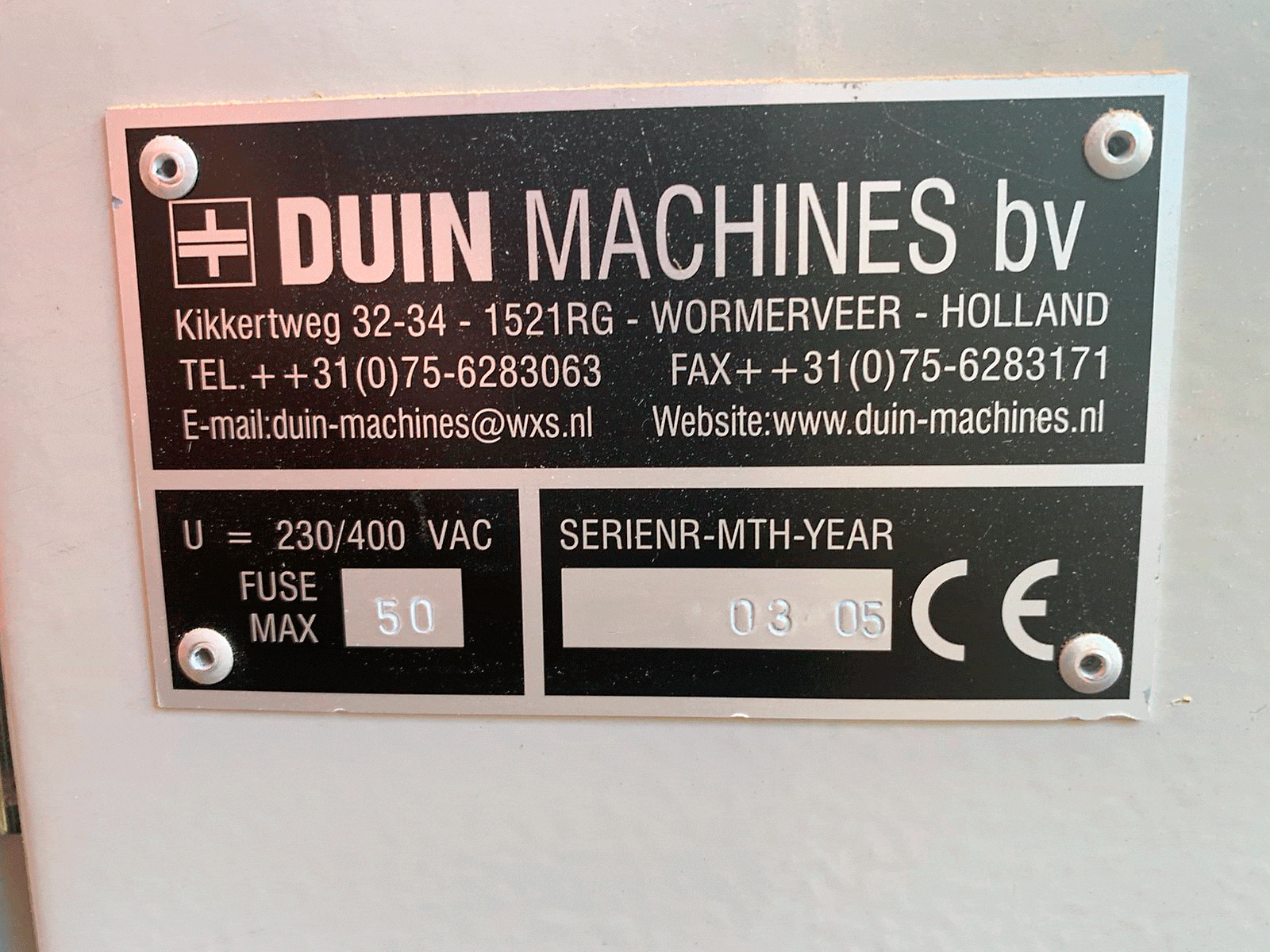 Gebruikt DUIN MW1 - Tenoner Machine - 2005