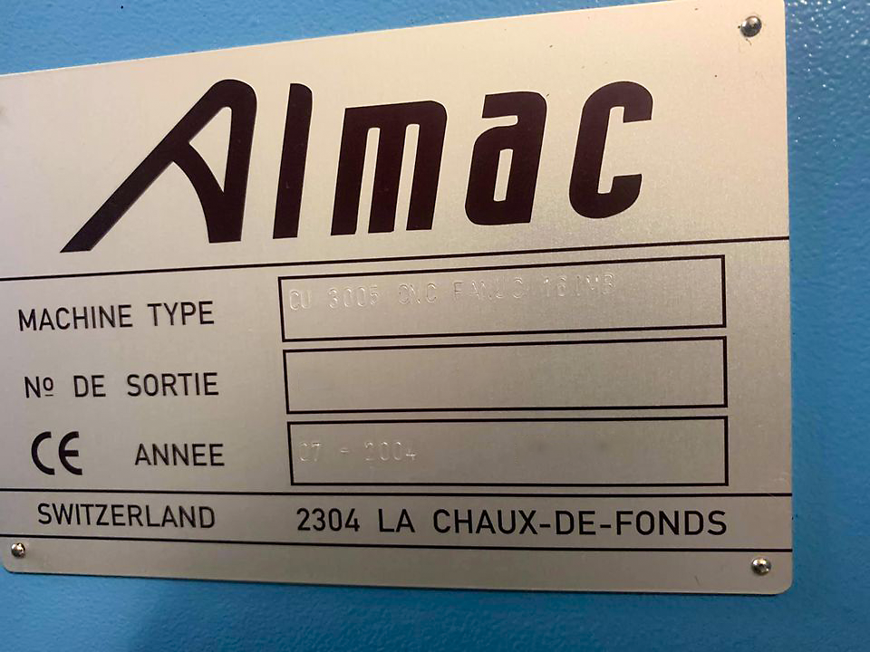 Gebruikt Almac CU 3005 - CNC Frezen - 2004