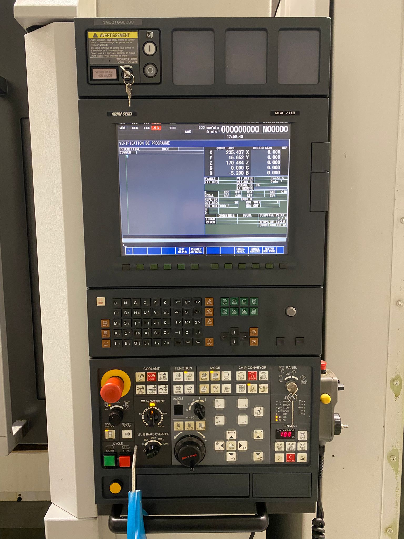 Used Mori Seiki NMV 5000DCG I 5-Axis Machining Center I 2008