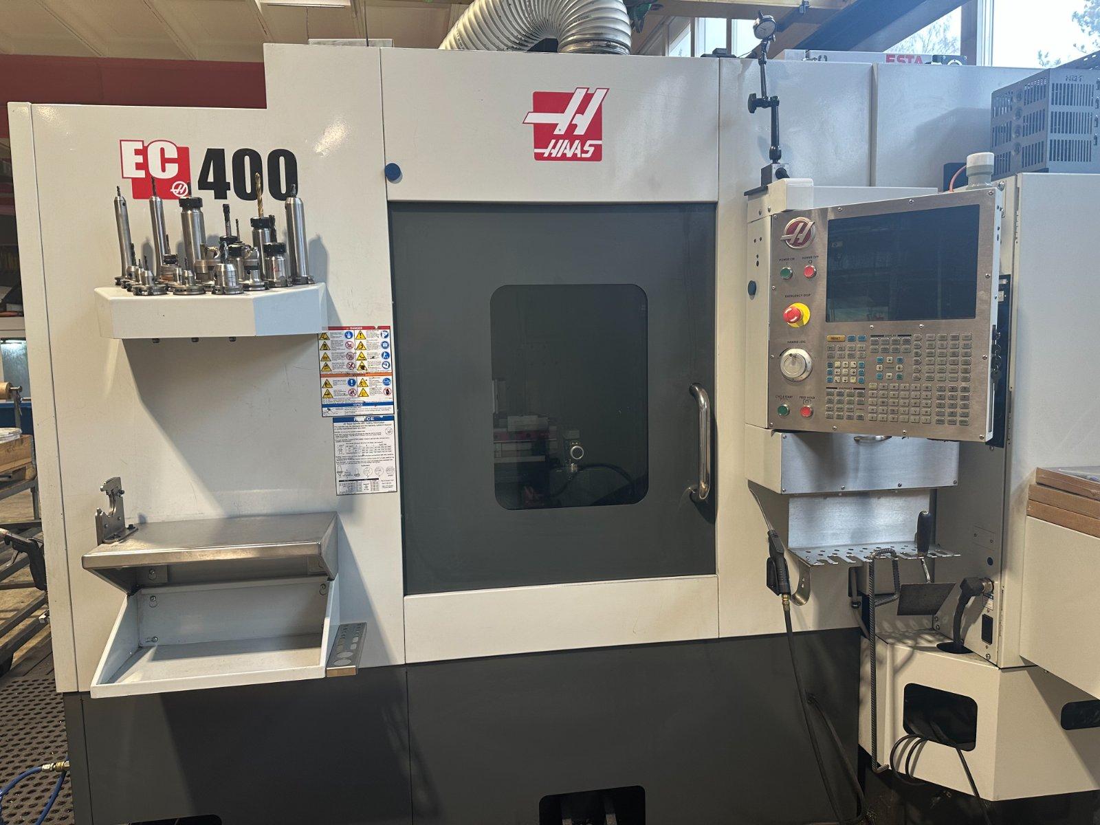 Used Haas EC-400 I Horizontal Machining Center I 2015