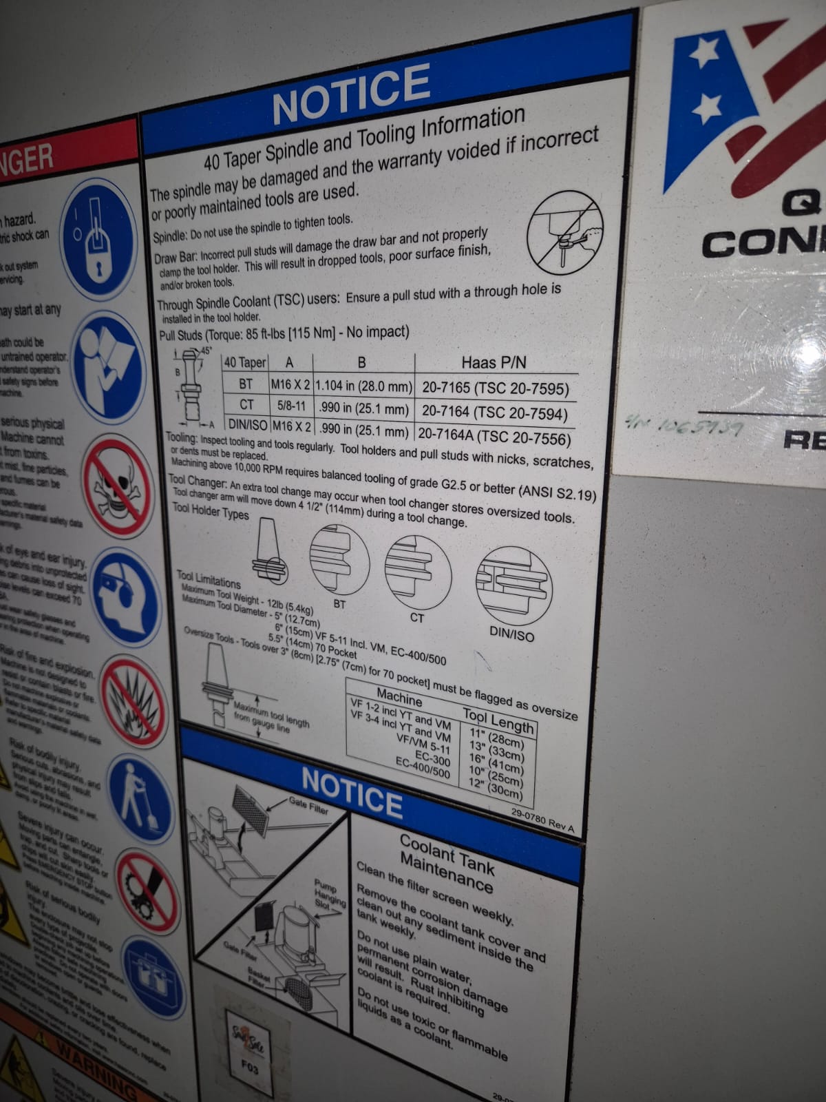 Used Haas VM-2HE I Vertical Machining Center I 2003