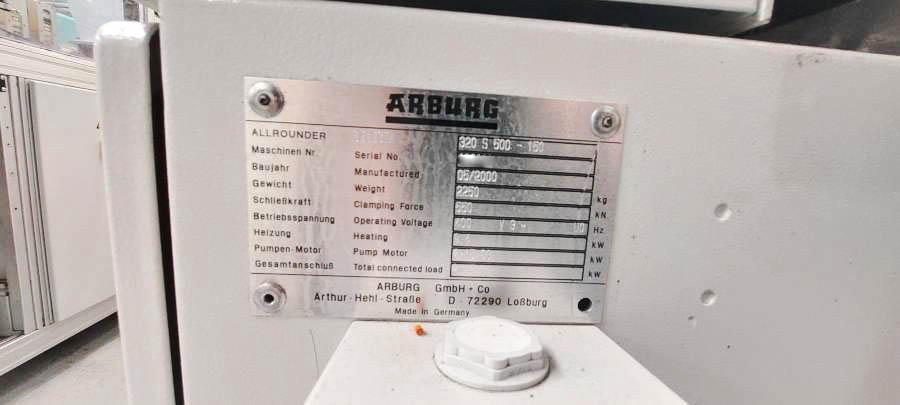 Used Arburg Allrounder 320 S 500-60 (Package X5) - Injection Moulding - 2000
