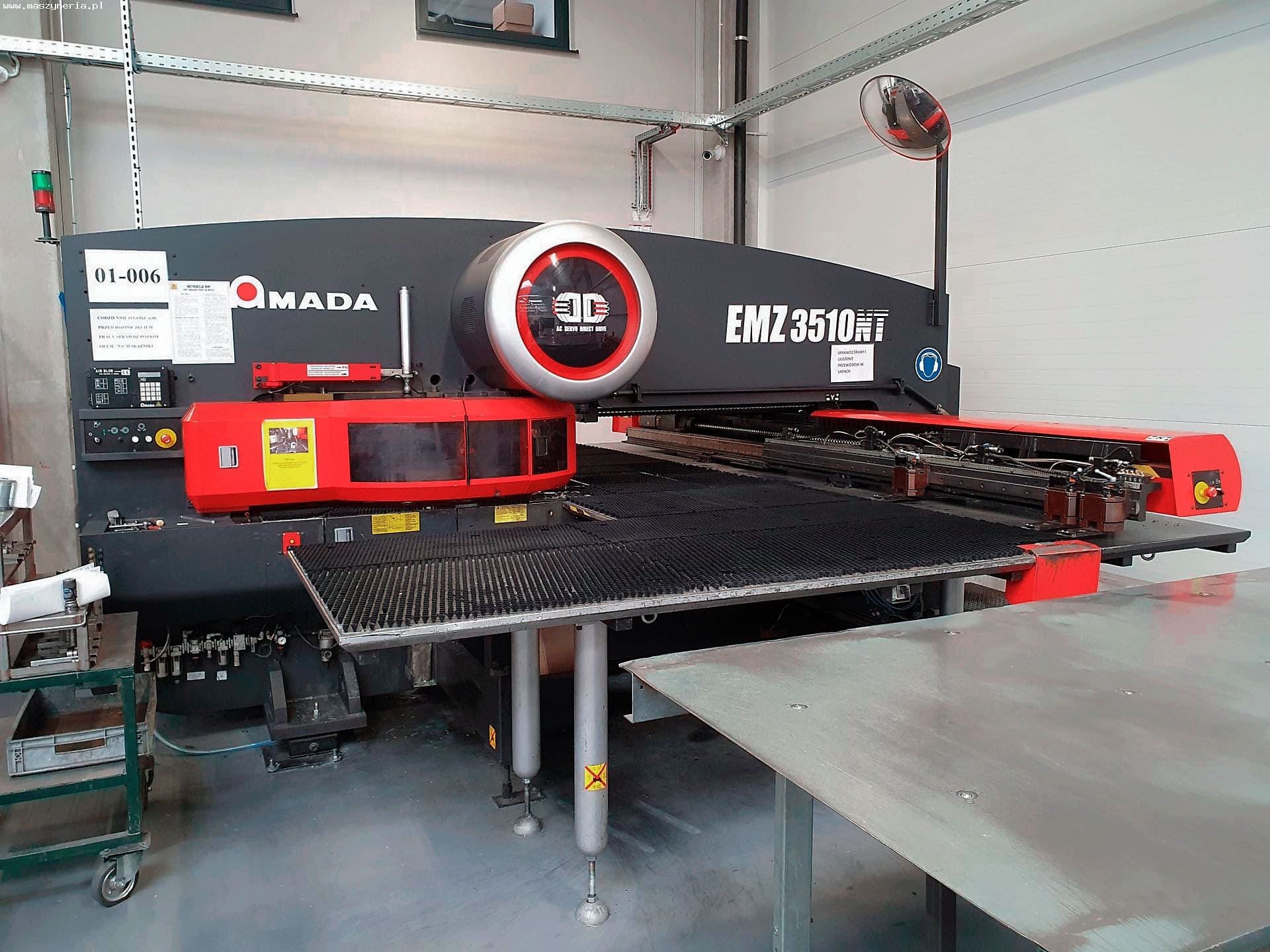 Gebruikt Amada EMZ 3510 -  CNC ponsen -  2012
