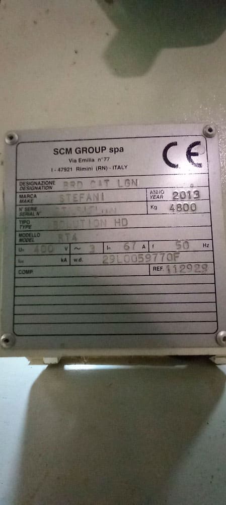 Gebruikt Stefani Solution HD - Kantenaanlijmmachine - 2013