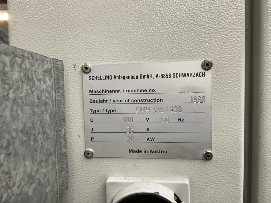 Used Schelling FMH 430/430 I Beam Saw