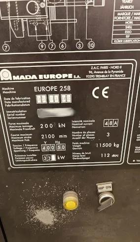 Gebruikt Amada Europe 258 I Ponsmachine
