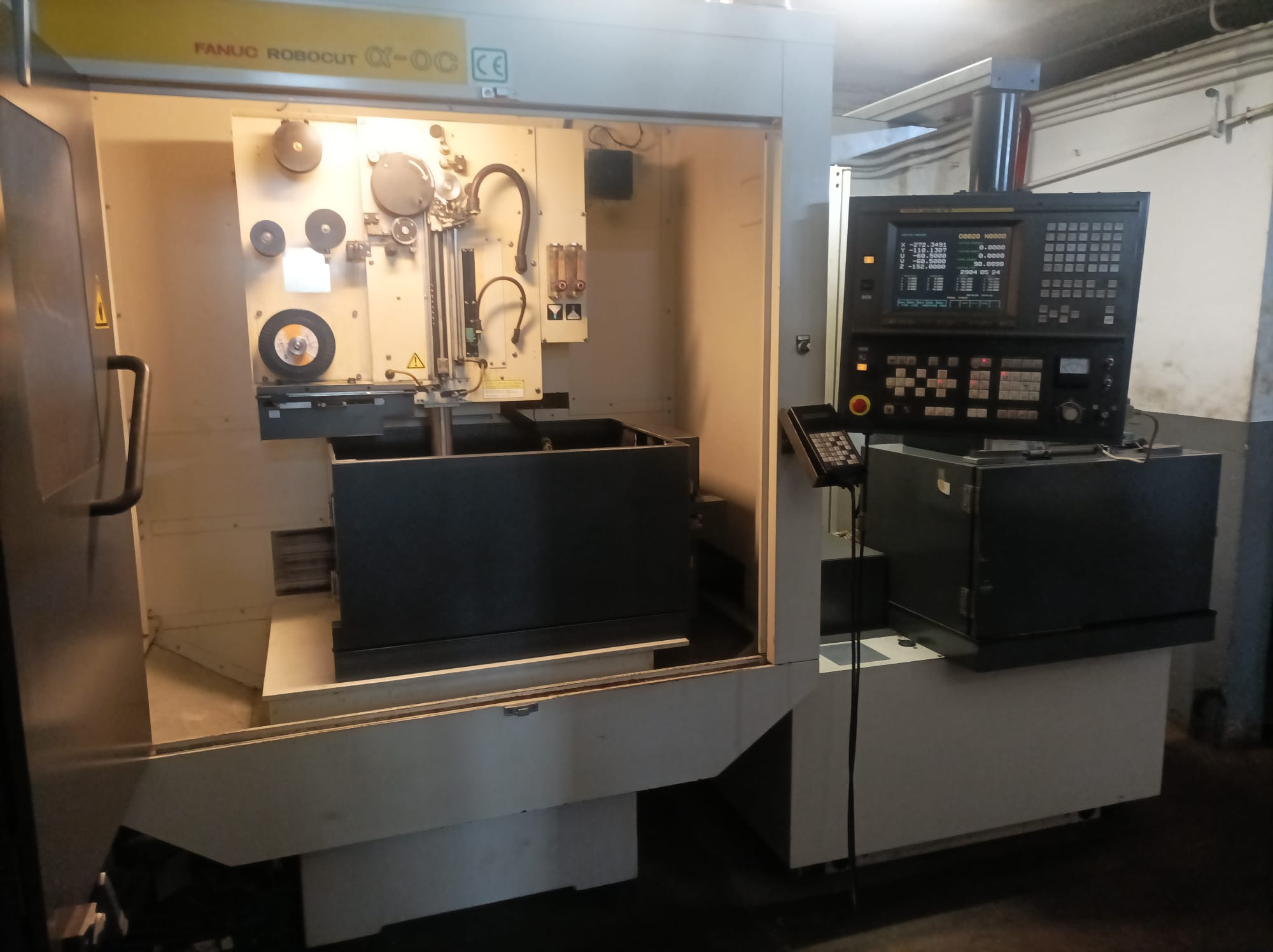 Used Fanuc Robocut Alpha 0C I Wire EDM Machine I 1997