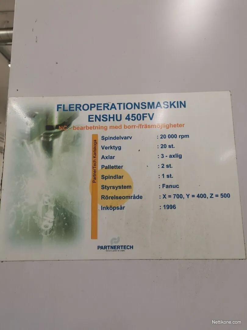 Used Enshu 450FV I Vertical Machining Center