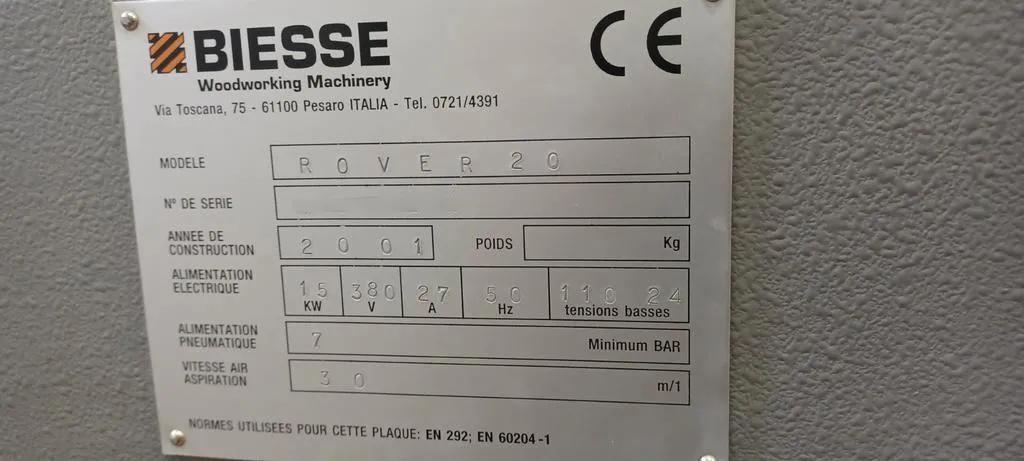 Gebruikt Biesse Rover 20 I CNC Bewerking Centrum