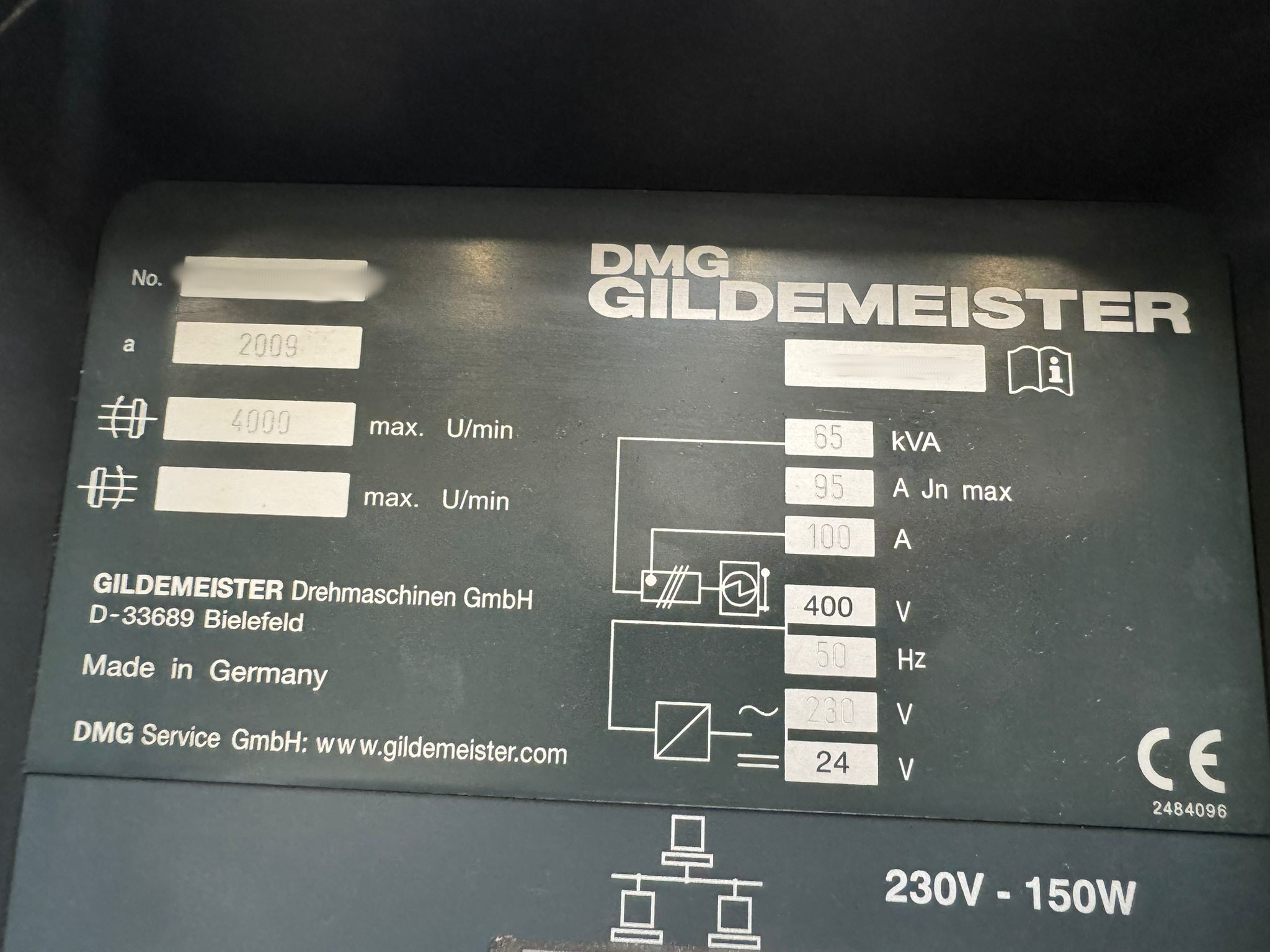 Used DMG Gildemeister CTX Beta 1250 TC I CNC Lathe I 2009