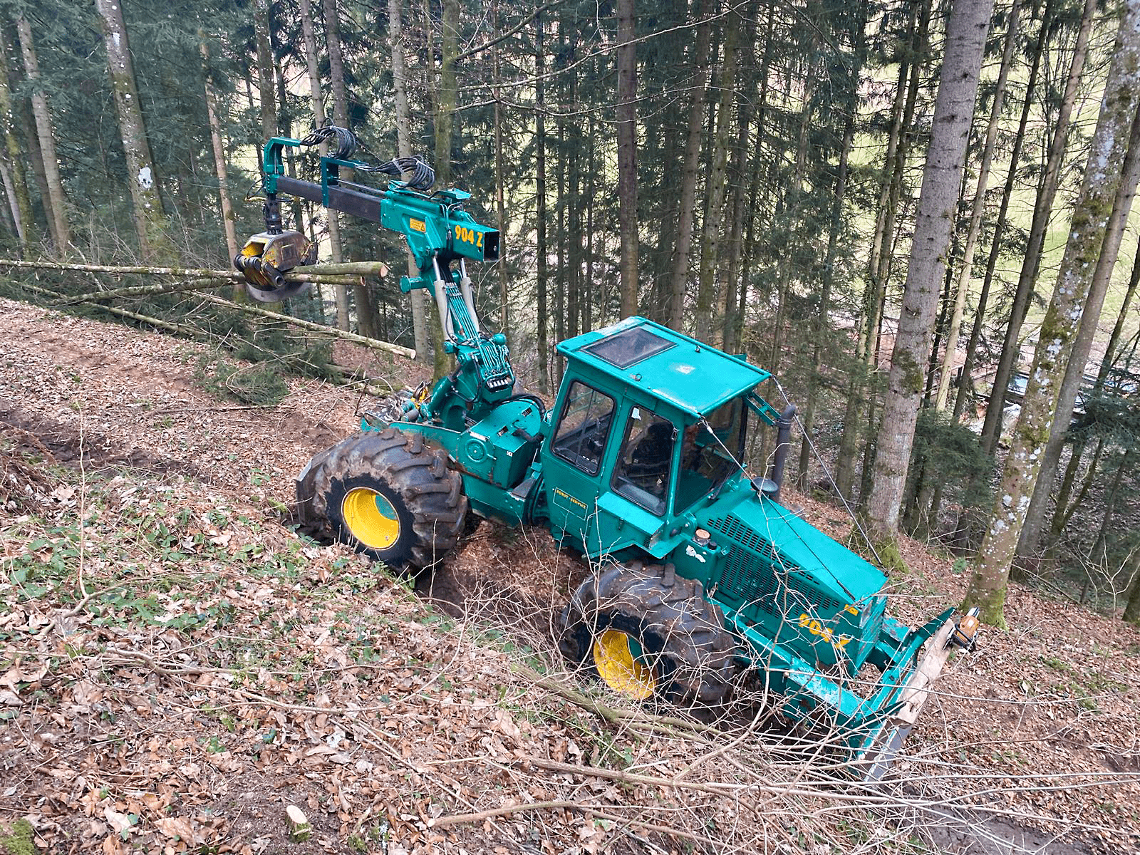 Gebruikt HSM 904 Z - Bosbouwtractor - 2001