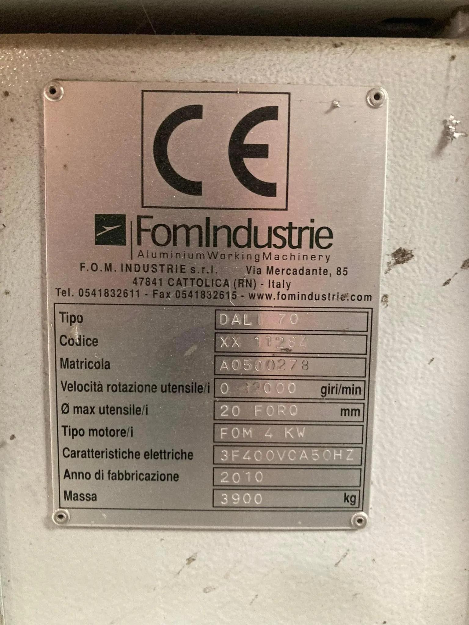 Gebruikt Fom Dali 70 I Profiel Bewerking Centrum