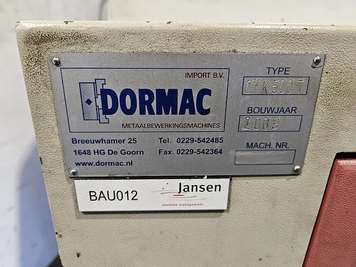 Gebruikt 2009 Dormac CY-K500T