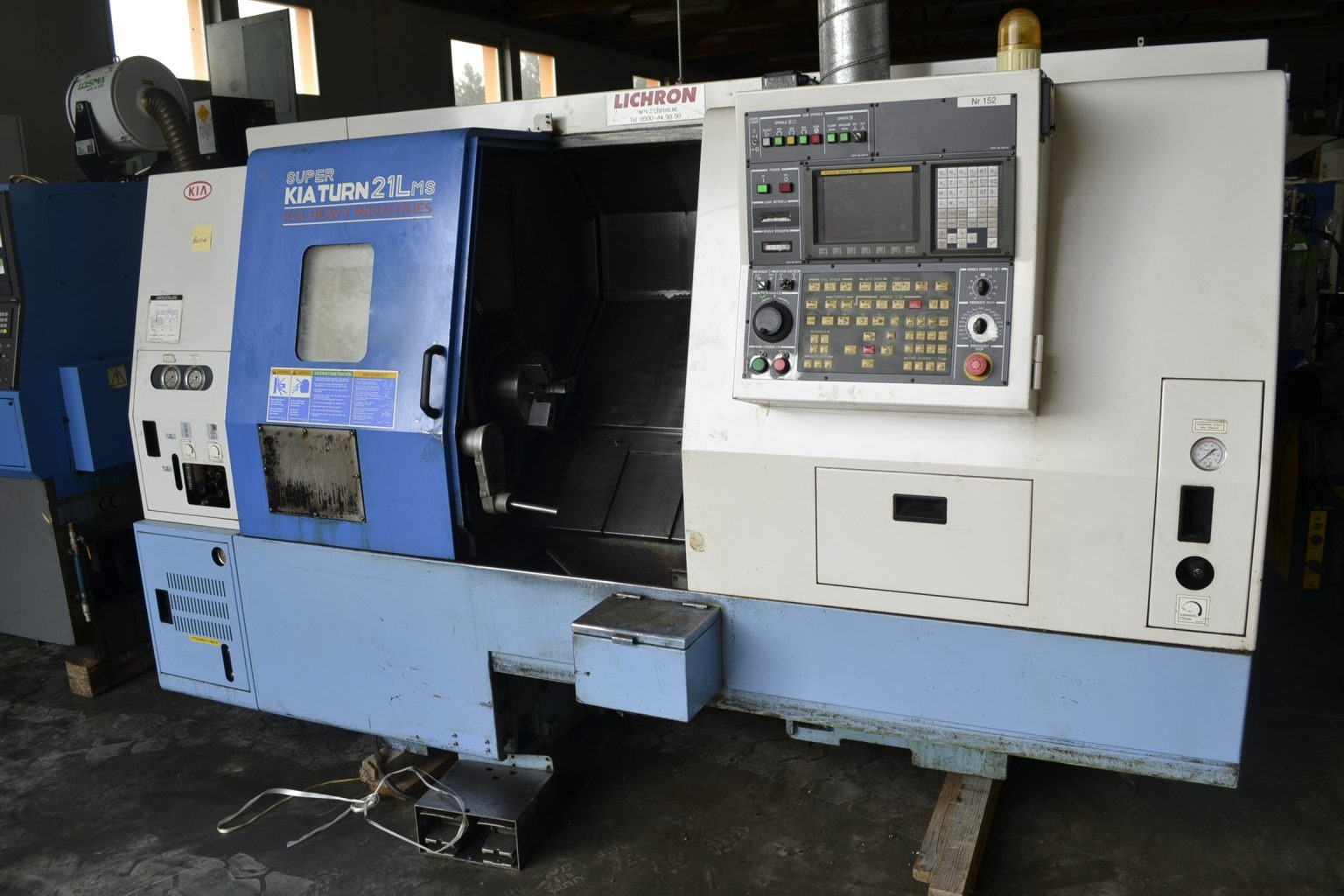 Used Kia Super Turn 21 LMS I CNC Lathe I 2004
