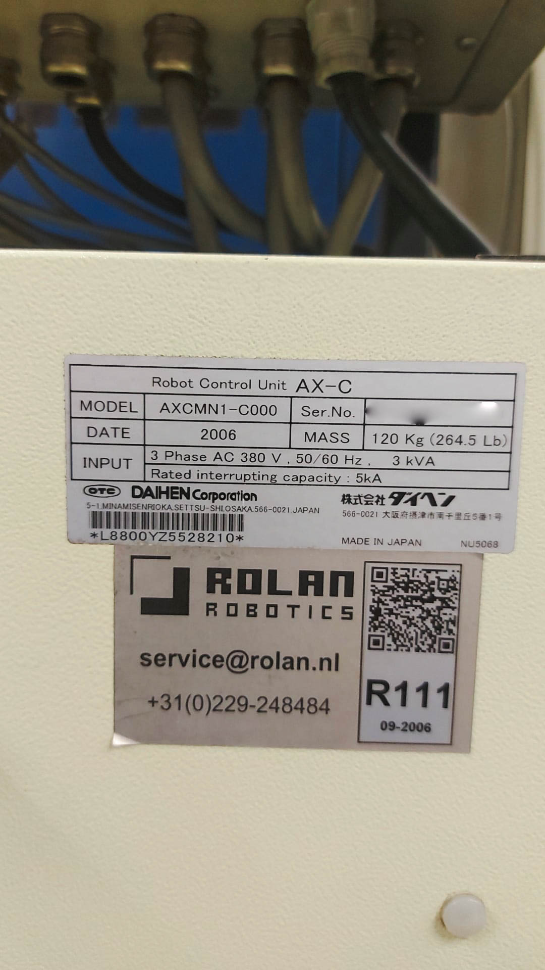 Usado OTC Daihen AXCMN1-C000 - Robot de Soldadura - 2006