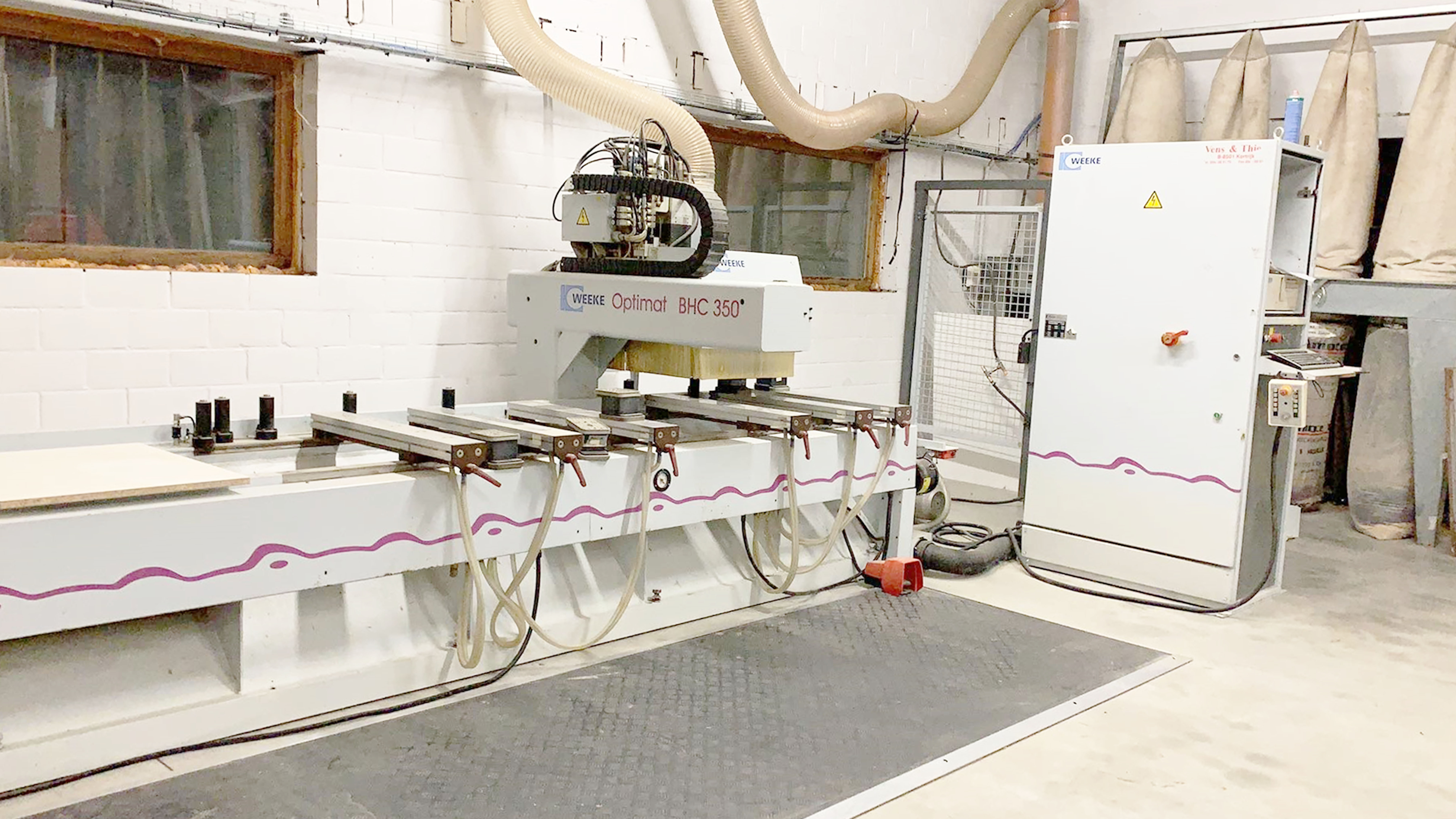 Usado WEEKE Optimat BHC 350 - Centros de mecanizado CNC - 2001