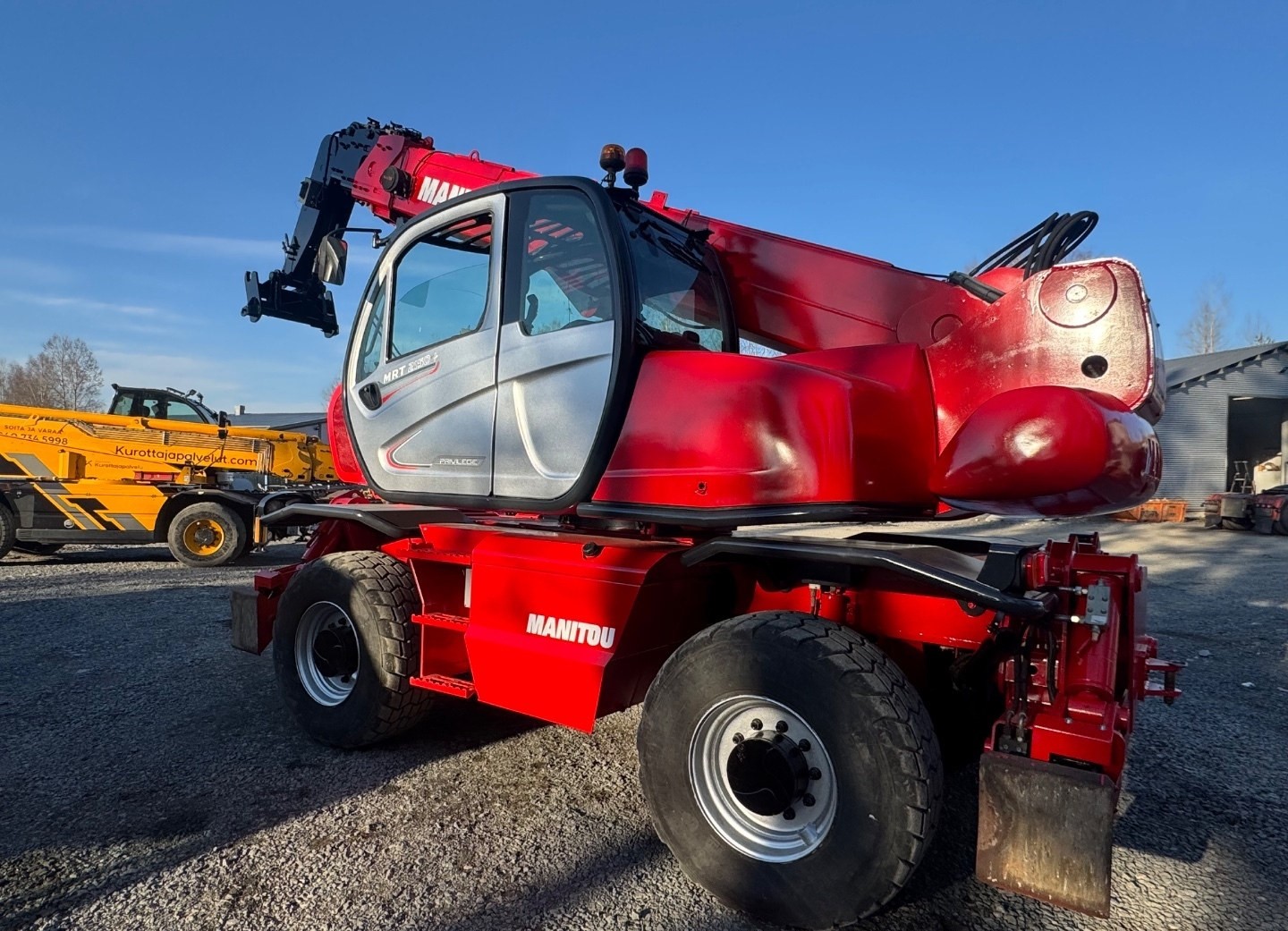 Used Manitou MRT 2150 I Rotating Telehandler I 2011