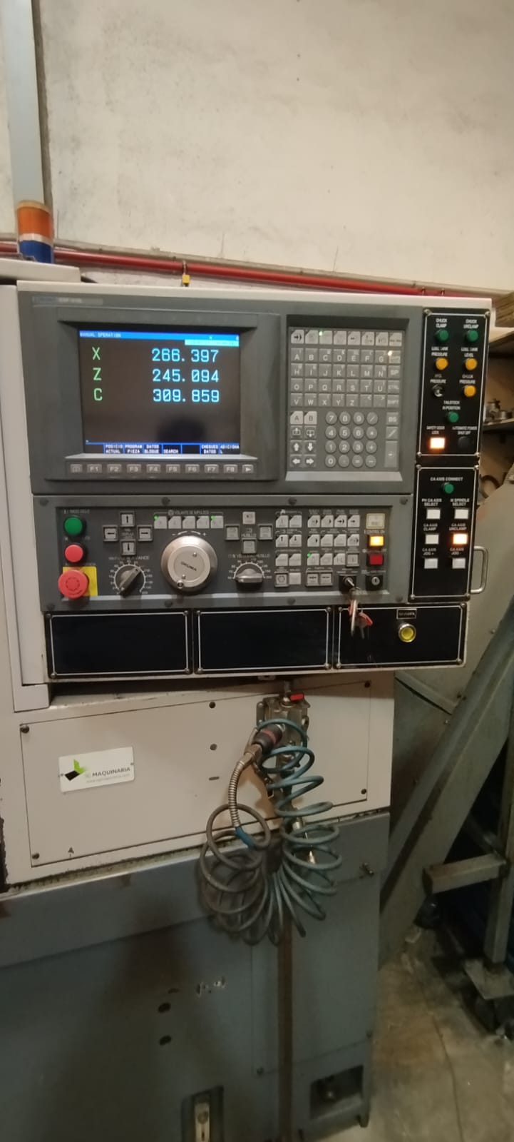 Used Okuma ES-L8 II M I CNC Lathe I 2007