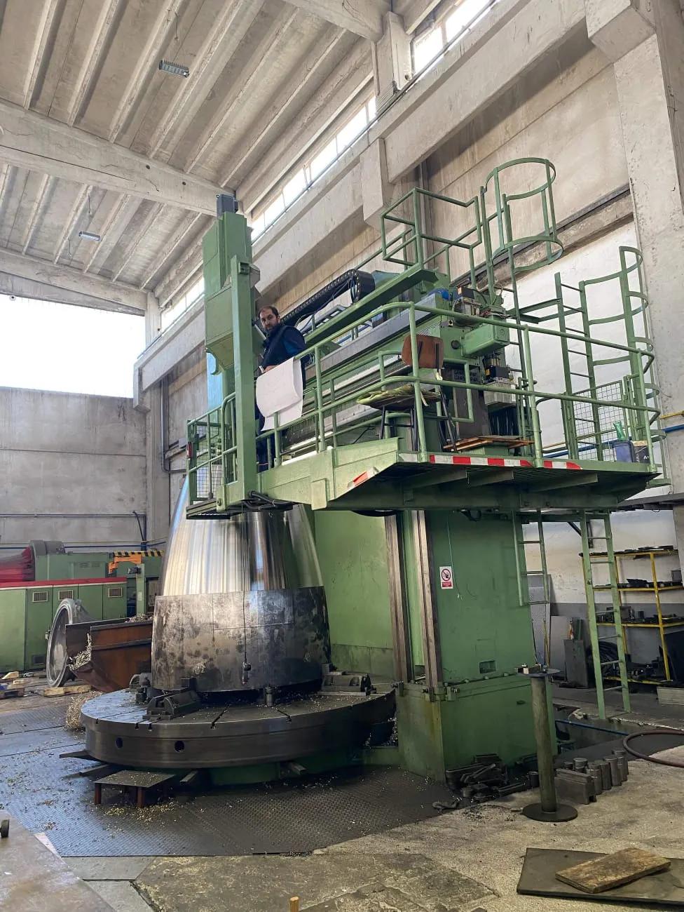 Usado Torno Vertical CNC Schiess de 4000 mm