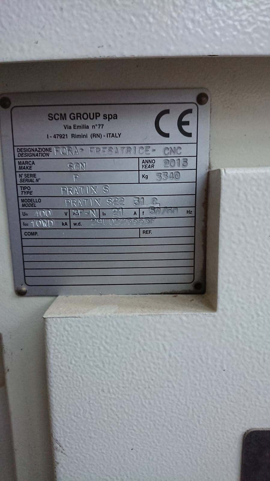 Gebruikt SCM Pratix S22-31 - CNC Bewerkingscentrum - 2015