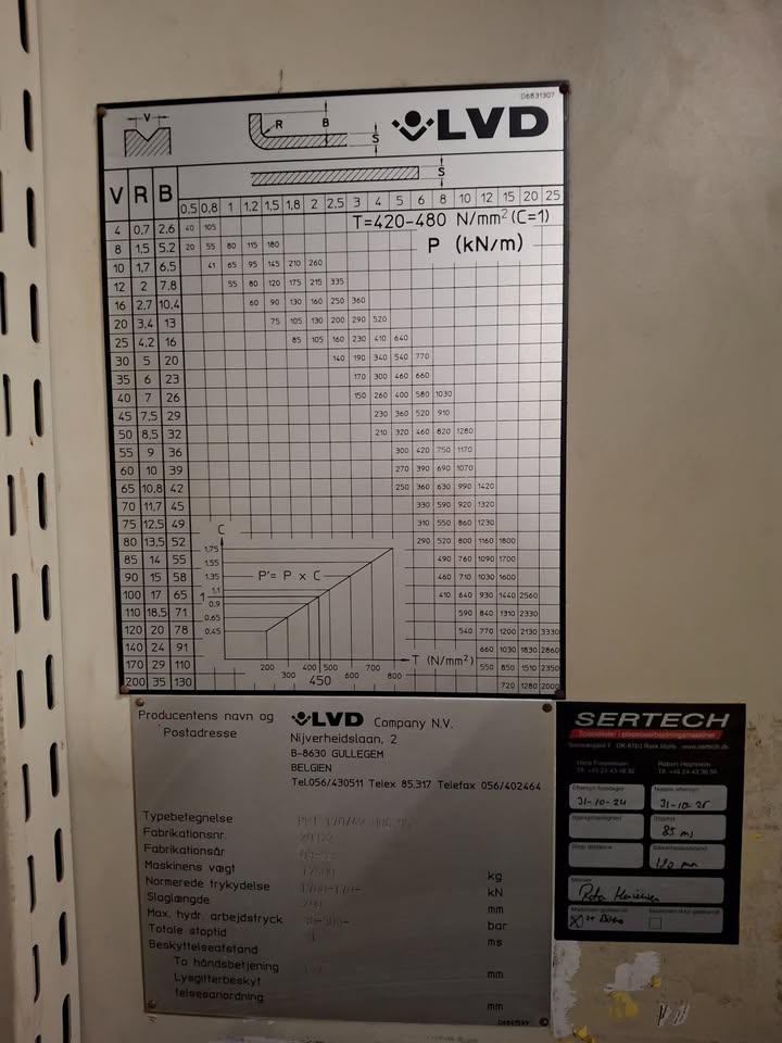 Used LVD PPI 170/42 I Press Brake I 1993