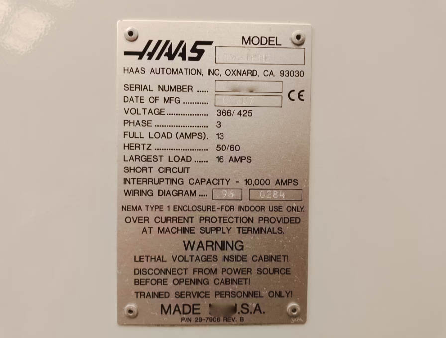 Gebruikt Haas TM-1P I Verticaal bewerkingscentrum I 2007