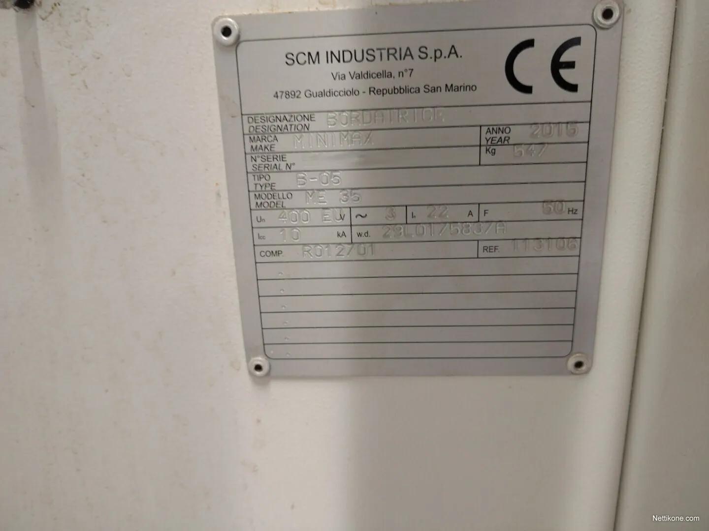 Usado SCM Minimax ME 35 I Edgebanding