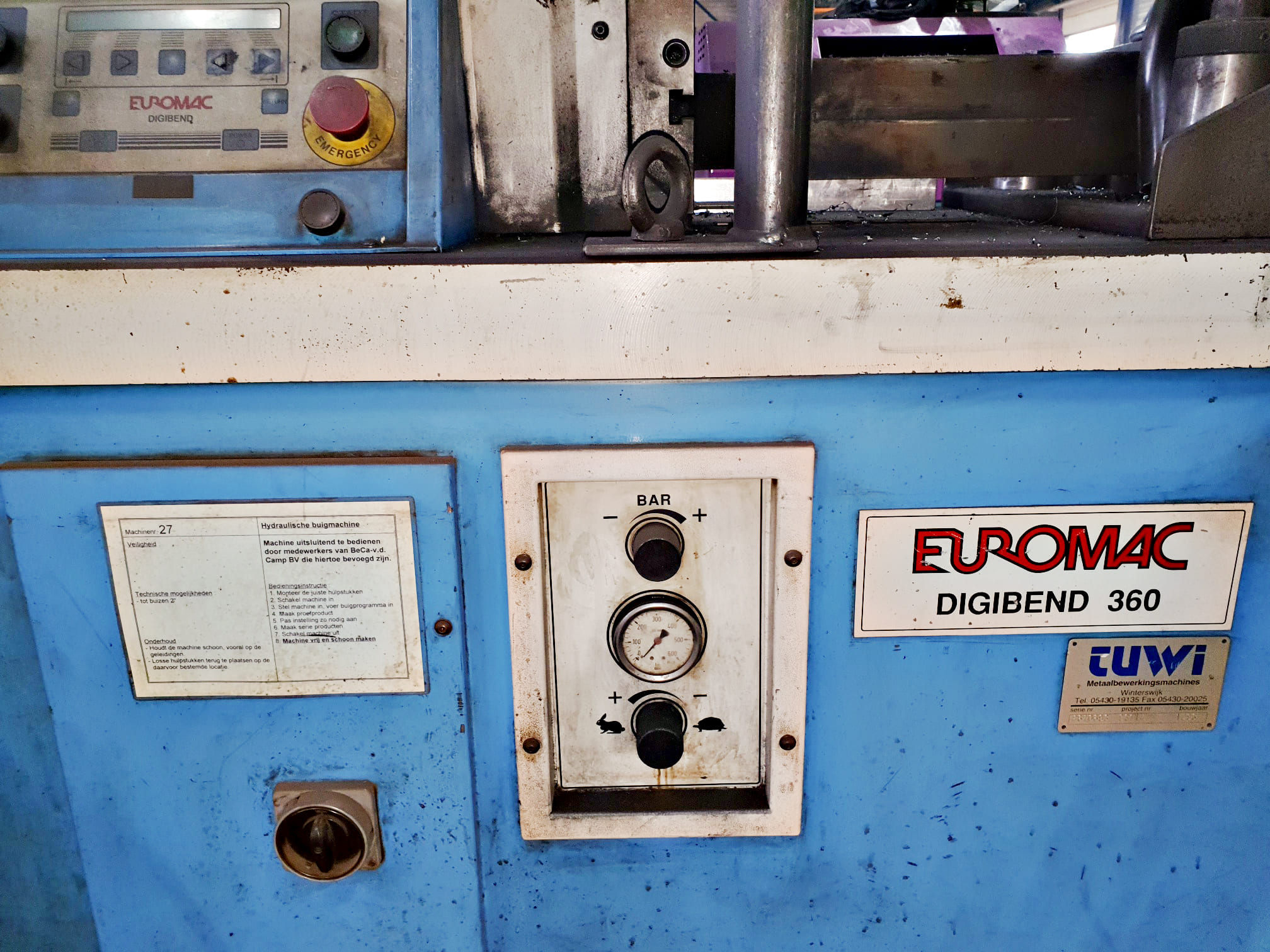 Usado Euromac Digibend 360 - Máquina de plegado - 1993