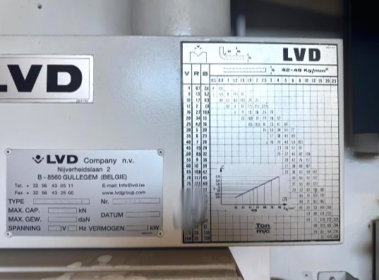 Gebruikt LVD PPN 125/4000 I Persrem I 1986