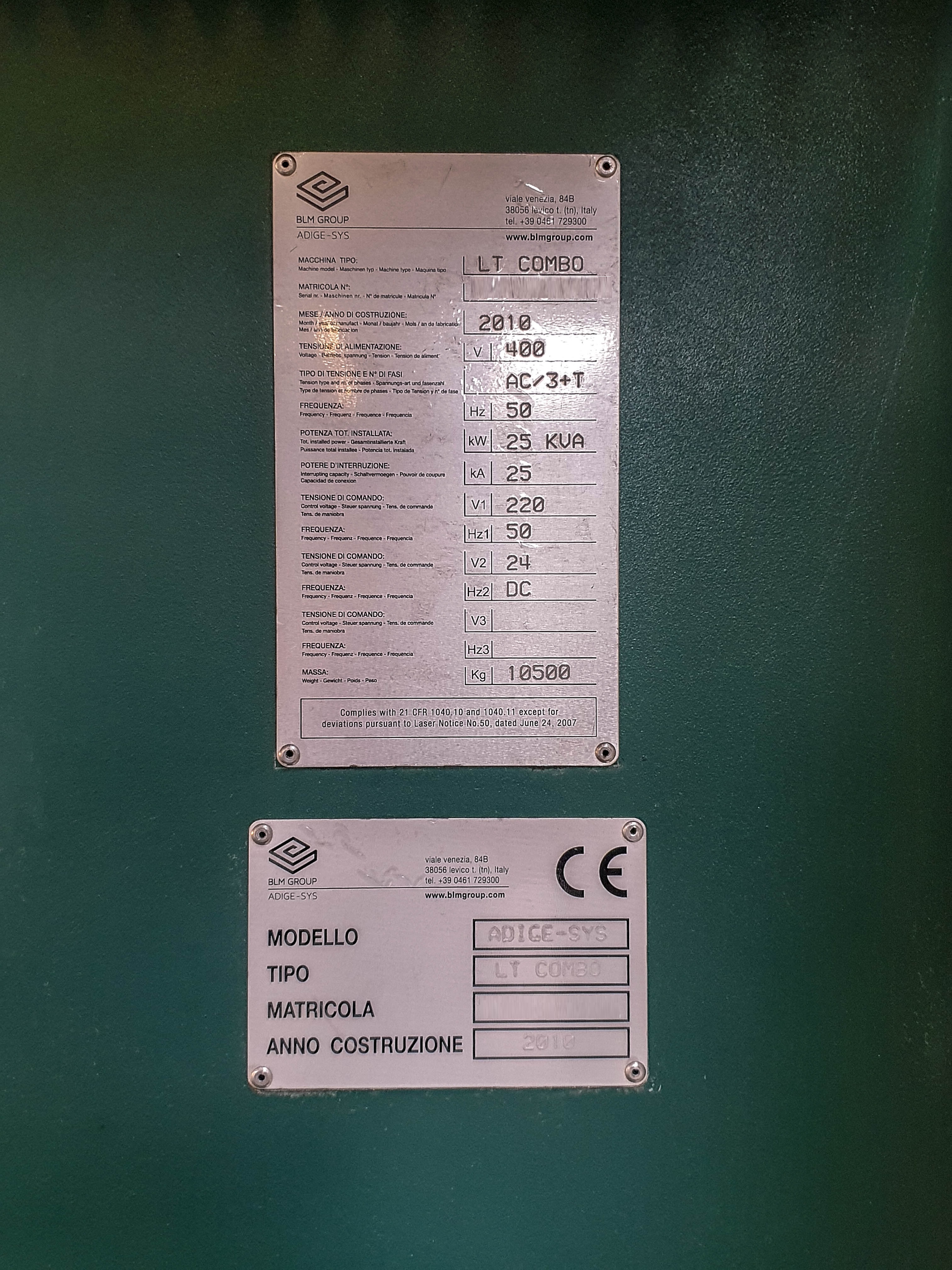 Usado BLM ADIGE-SYS LT COMBO