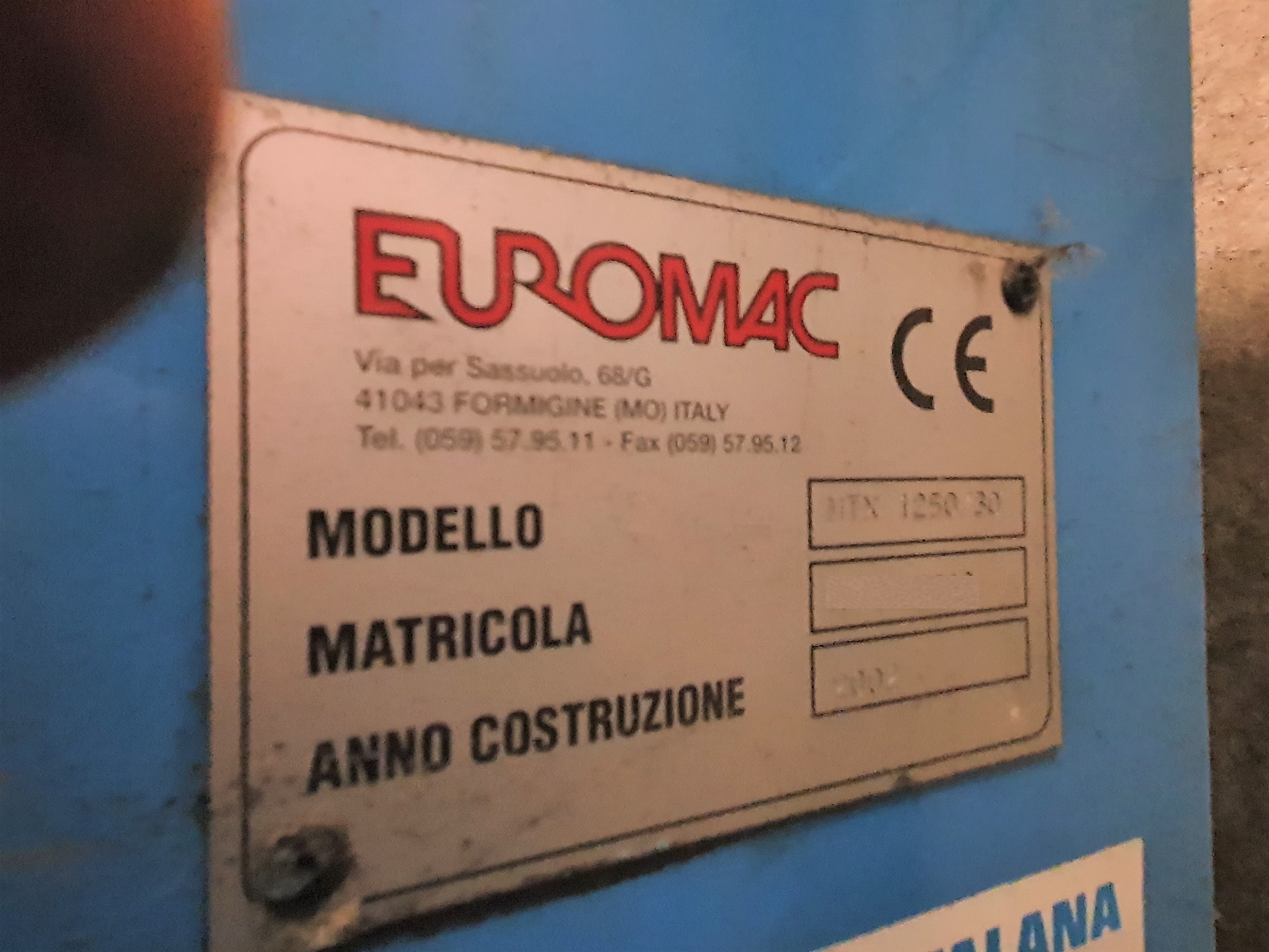 Gebruikt 2002 EUROMAC MTX 1250/30