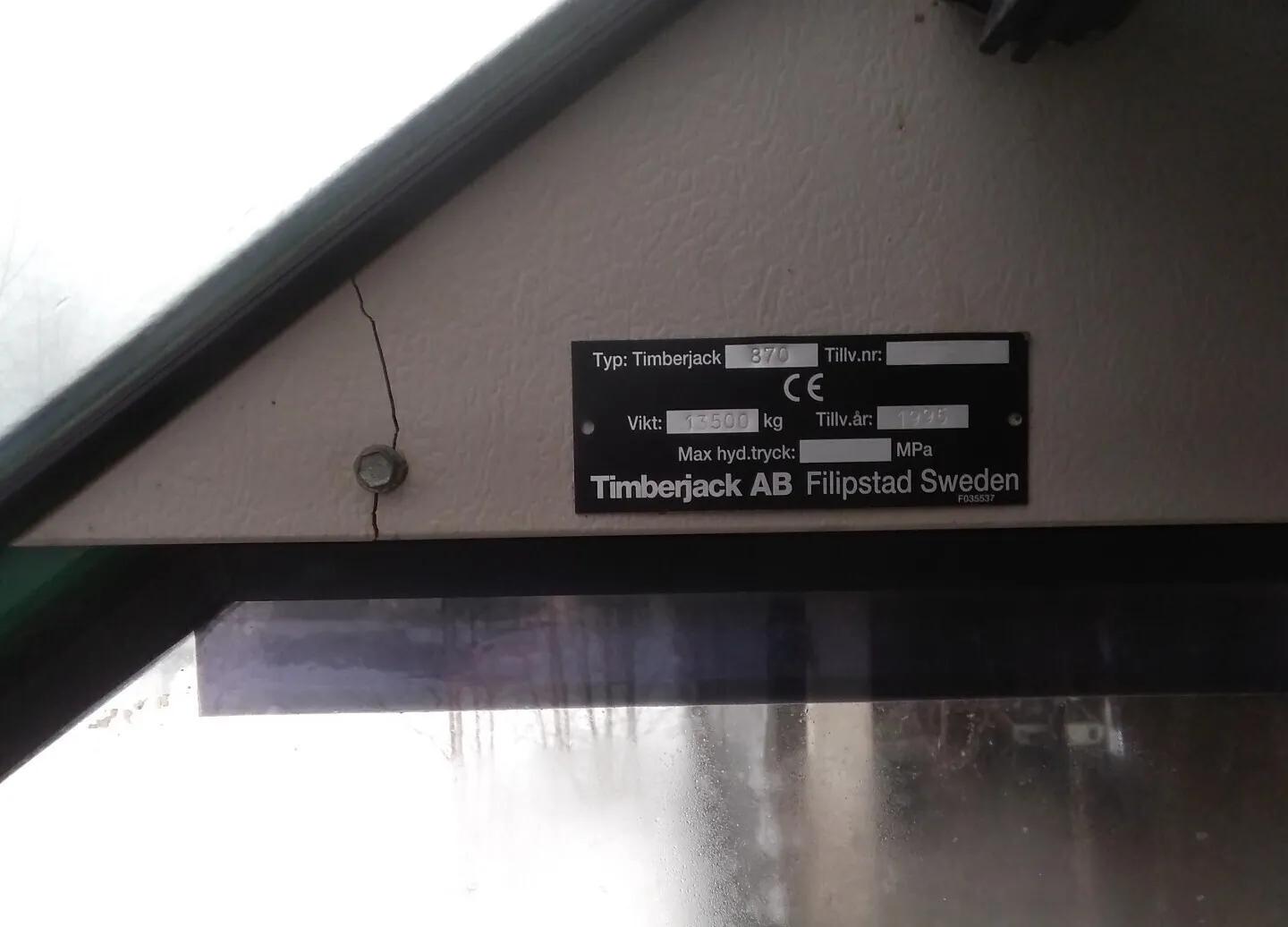 Gebruikt Timberjack 870A I Harvester