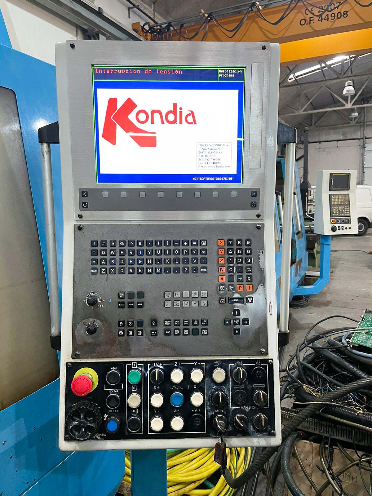 Gebruikt Kondia B-1050 - Verticaal bewerkingscentrum - 2001