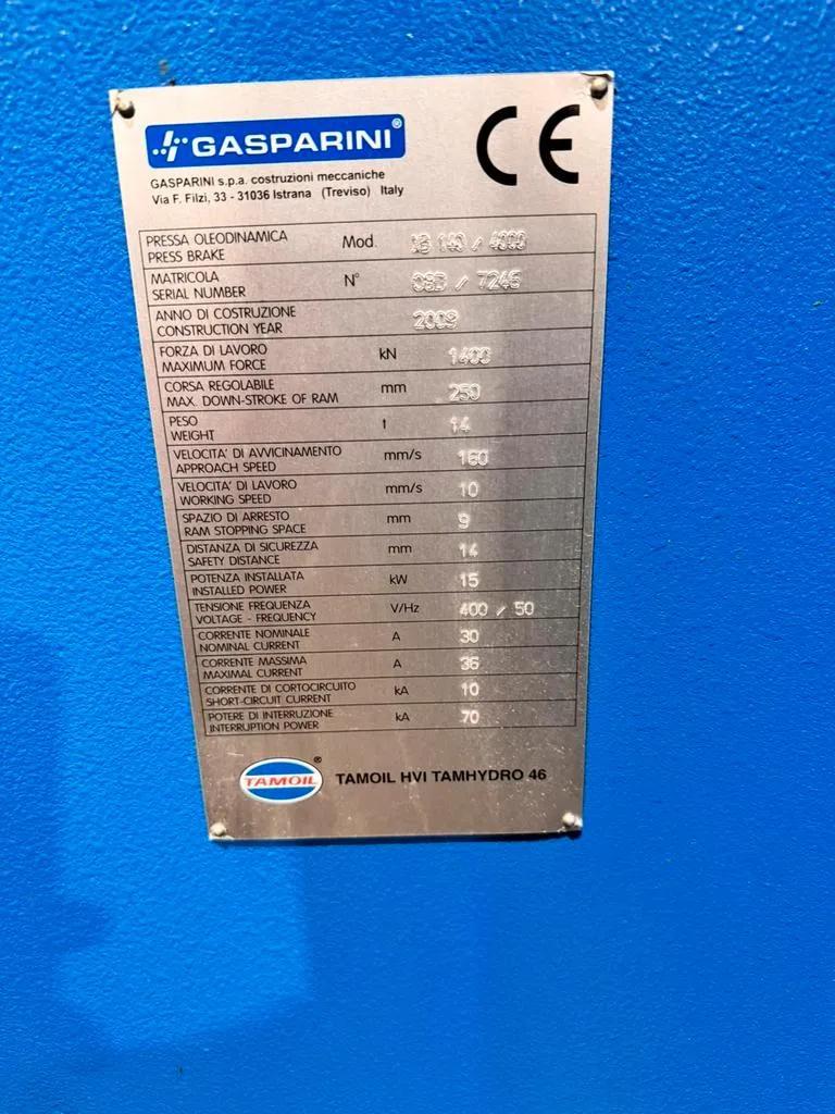 Usado Prensa de Pliegue Gasparini XB 140 I