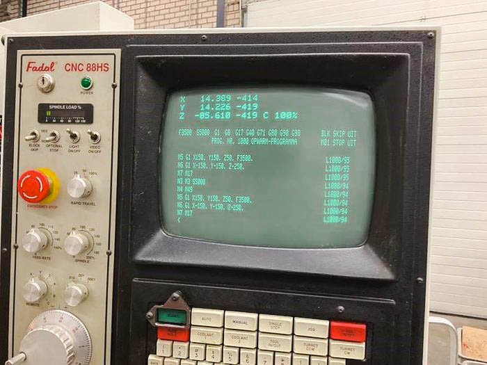 Used Fadal VMC 4020 - Vertical Machining Center - 1994