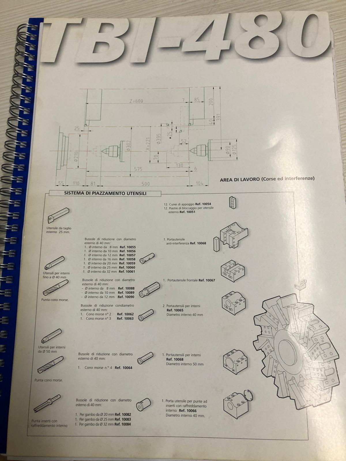 Used CMZ TBI-480 I CNC Lathe I 2000