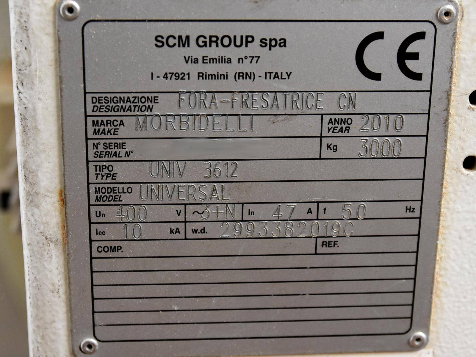 Used Morbidelli Universal 3612 I CNC Machining Center