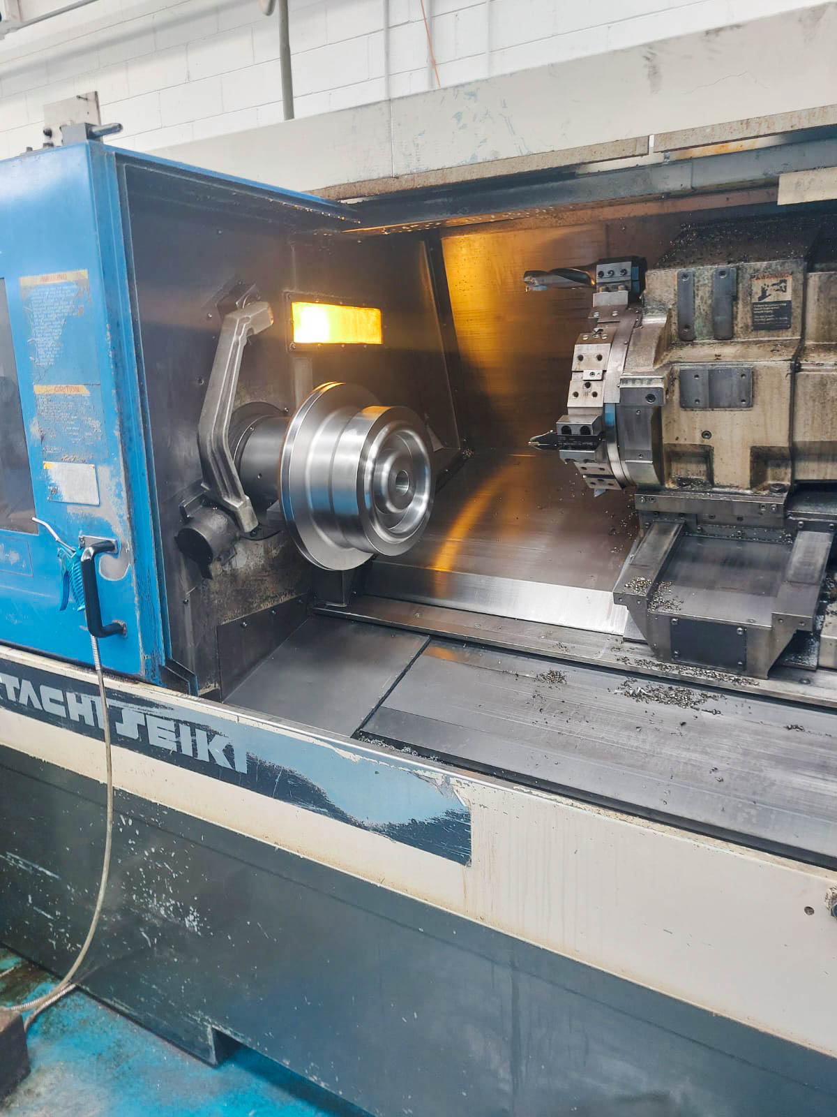 Gebruikt Hitachi Seiki TF 25-1100 I CNC Draaibank I 1999
