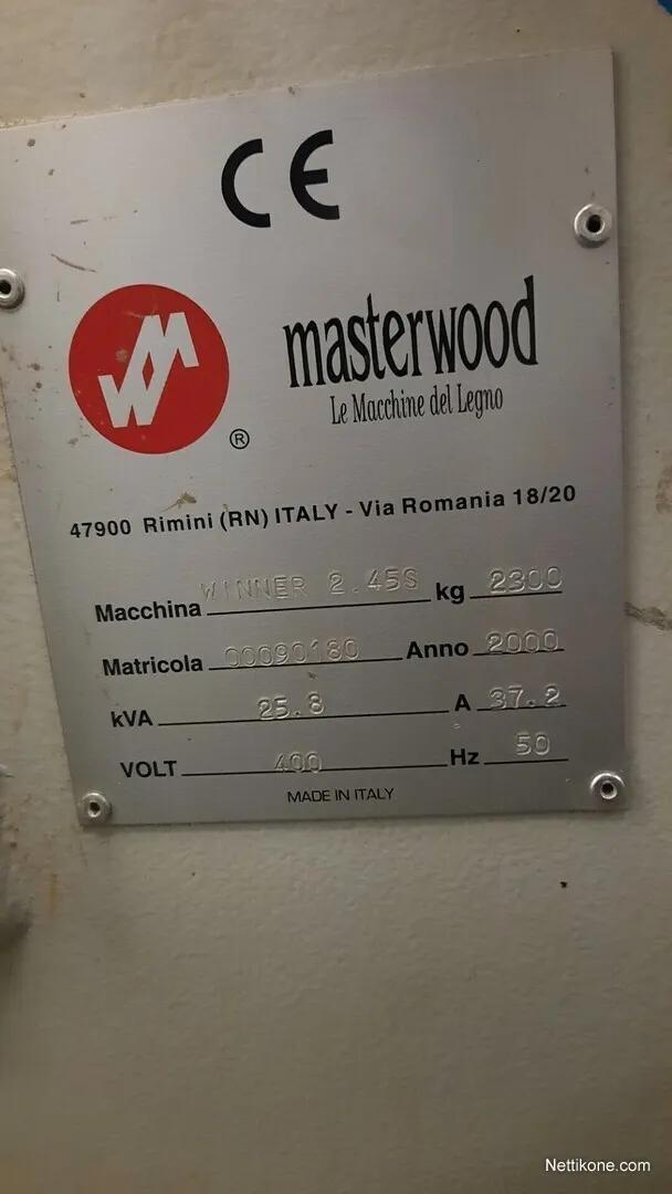 Gebruikt Masterwood Winner 2.45 S I CNC Bewerking Centrum