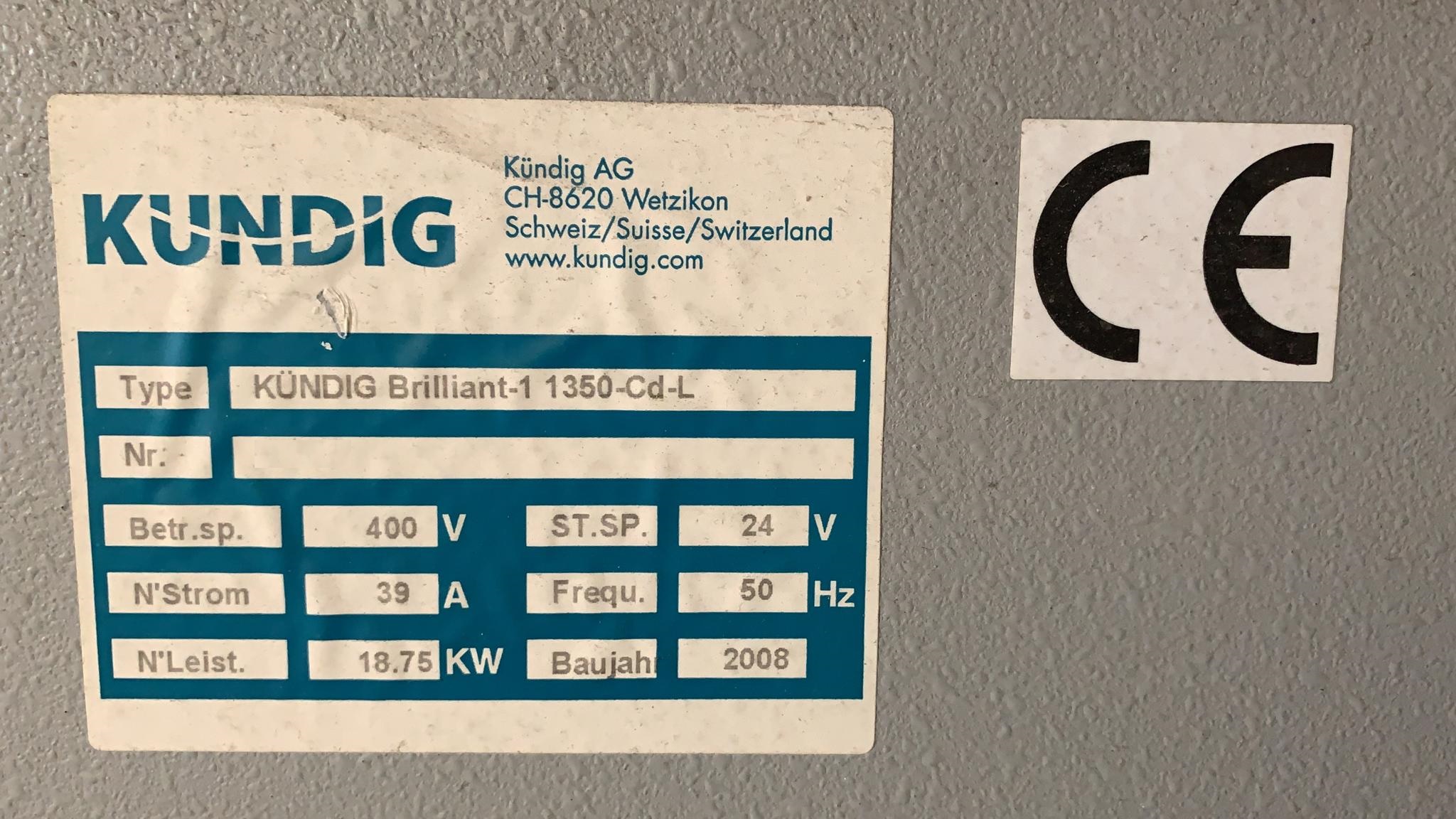 Used KUNDIG BRILLIANT 1 1350 - 2008