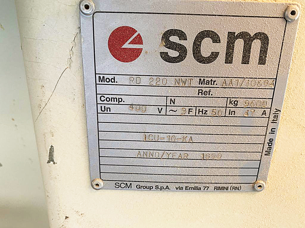 Usado SCM RECORD 220 NWT - 1999