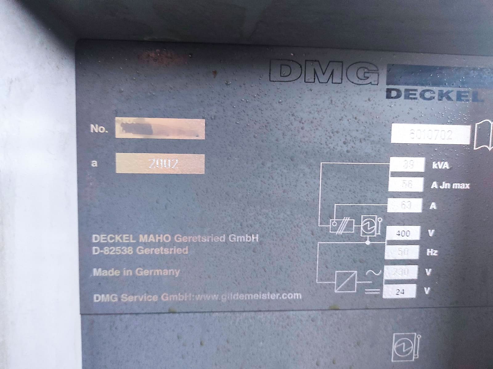 Gebruikt Deckel Maho DMC 64V linear - Verticale Bewerkingscentra - 2002