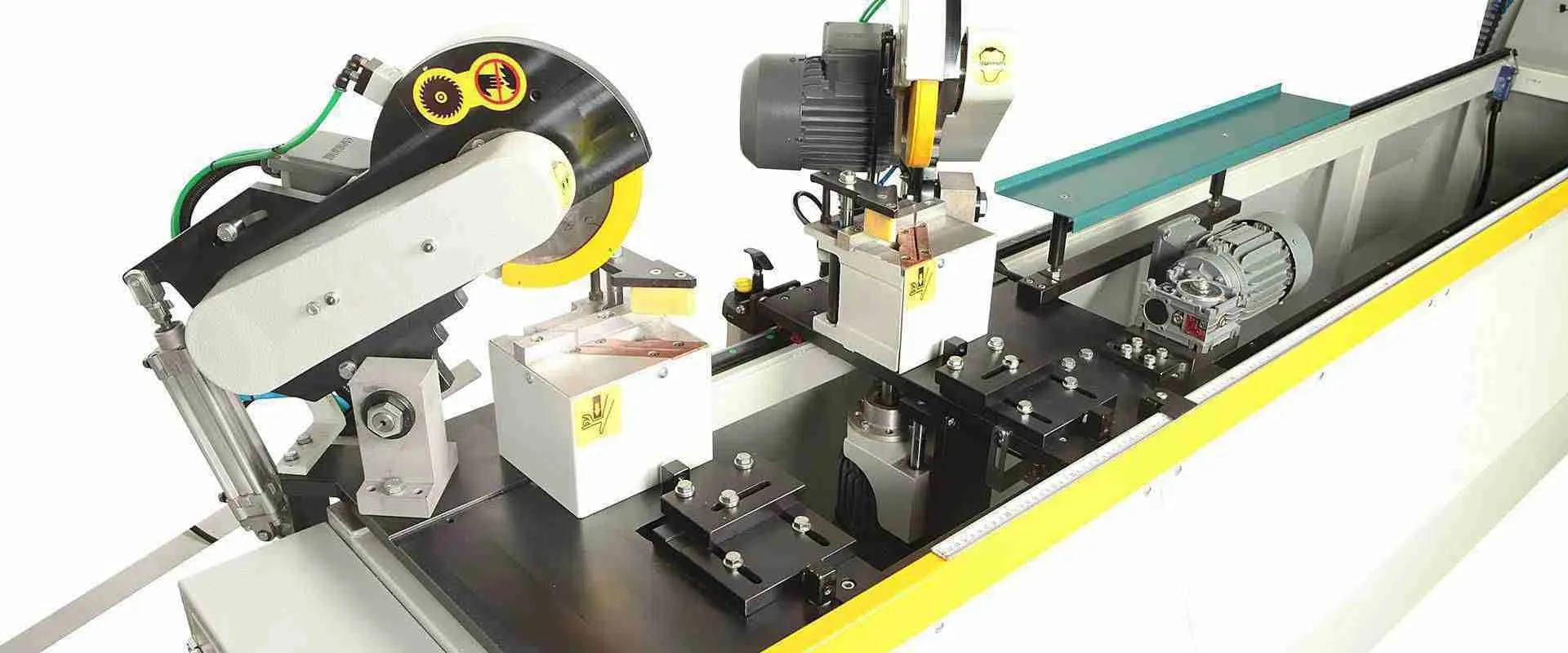 Ozgenc Makina ALU 200 I Corte y Perforación de Aluminio con Doble Cabezal