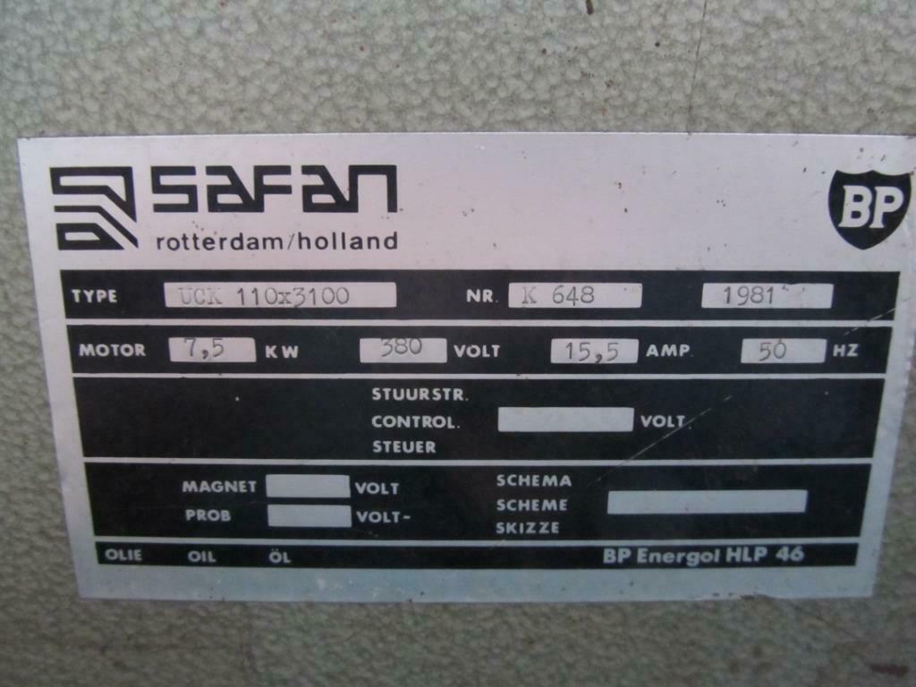 Usado 1981 SAFAN UCK 110x3100