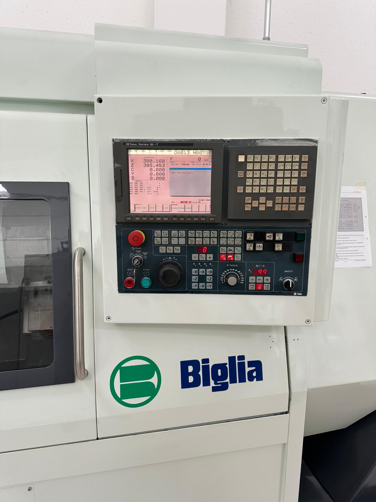 Used Biglia B 501 YS I CNC Lathe
