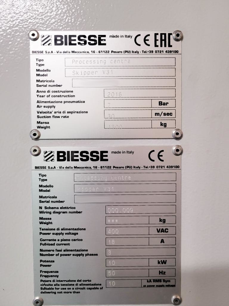 Used Biesse Skipper V31 I CNC Boring I 2016