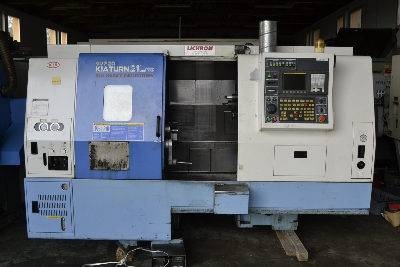Used Kia Super Turn 21 LMS I CNC Lathe I 2004
