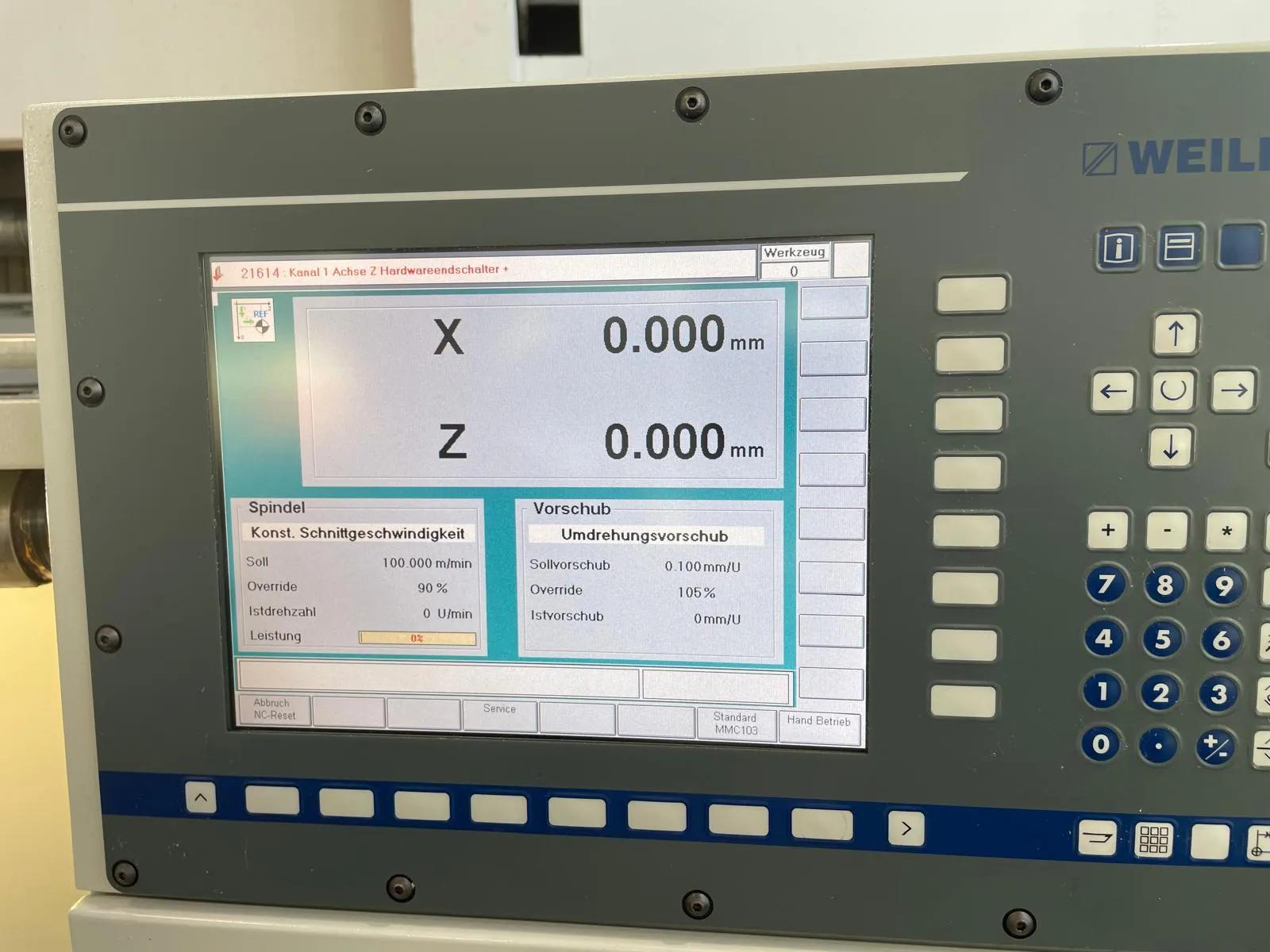 Usado Torno CNC Weiler E 30 I