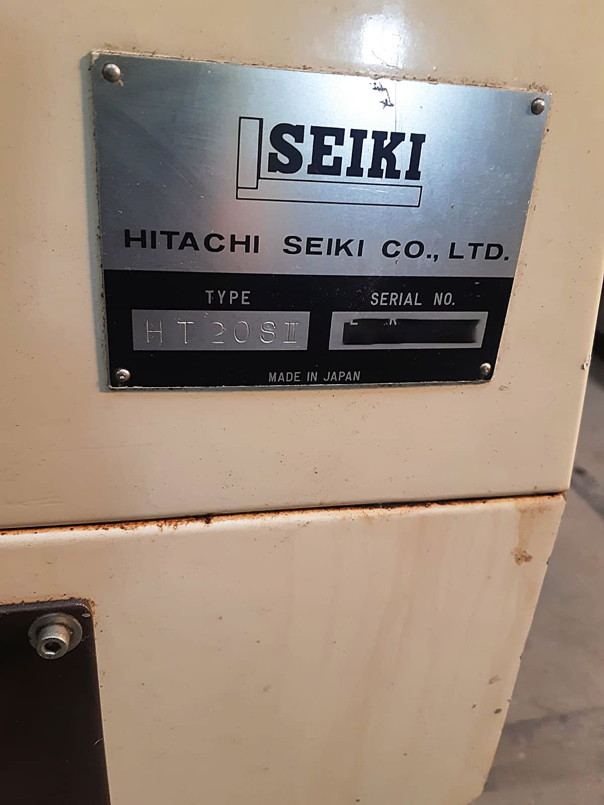 Used HITACHI SEIKI HT 20S 2